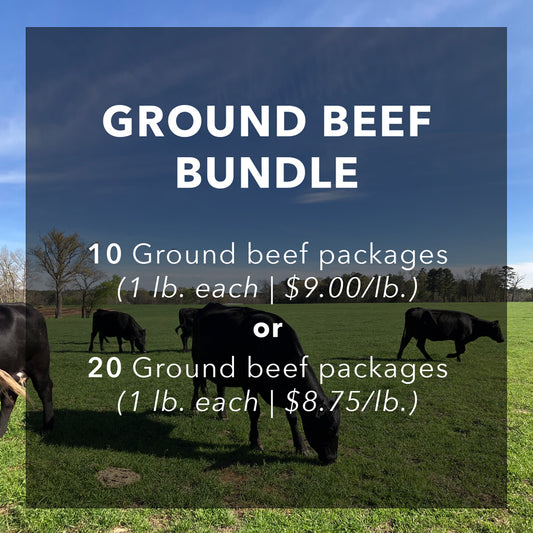 10 lb. or 20 lb. Ground Beef Bundle