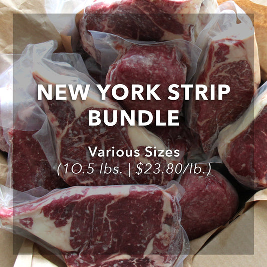 10.5 lb New York Strip Bundle