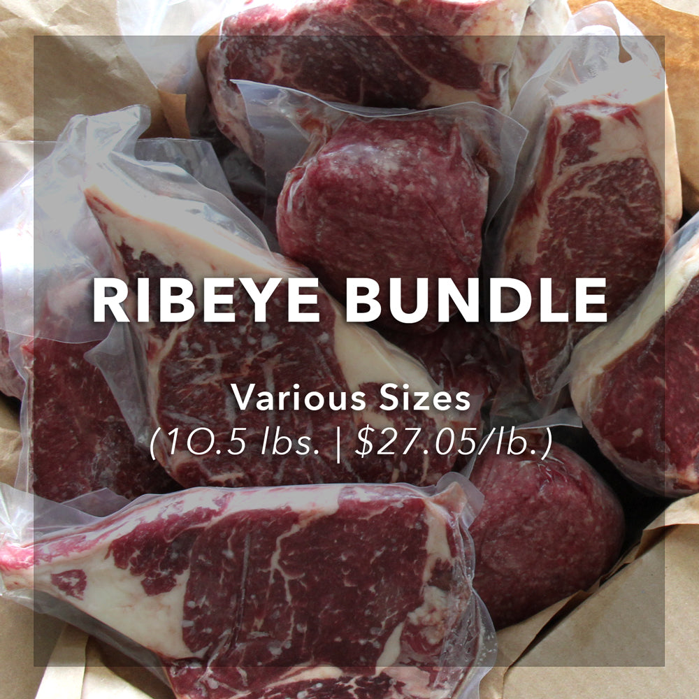 10.5 lb Ribeye Bundle